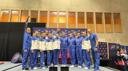 Gimnastlarımız Fransada 4 medal QAZANDI
