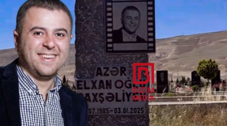 Azərə məzarüstü abidə QOYULDU - VİDEO