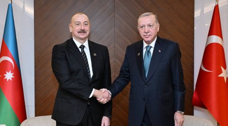 Ərdoğan: “İlham Əliyev bölgəyə sülhü gətirəcək lider olaraq tarixə düşəcək” - VİDEO