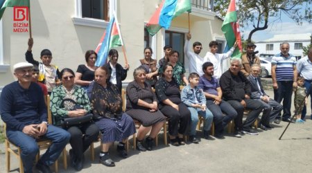 Xocalıya köçən sakinlərə evlərinin açarları təqdim edildi – FOTO
