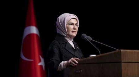 Əminə Ərdoğan: “Bir millət, iki dövlət” - daim bir, bütöv
