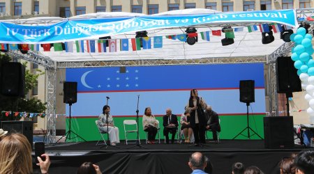 IV Türk Dünyası Ədəbiyyat və Kitab Festivalı bu gün Özbəkistana həsr olunub - FOTO