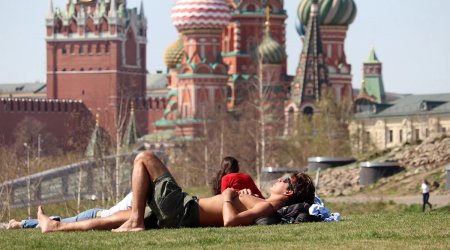 Moskvada temperatur +27 dərəcəyə qalxdı