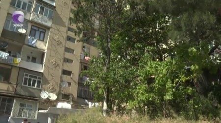 Bakıda binada ilanlar kök salıb - Sakinlər təşvişdə - VİDEO