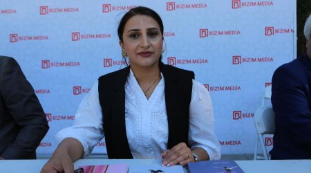 Leyla Mətinin kitabları festivalda sərgiləndi – FOTO
