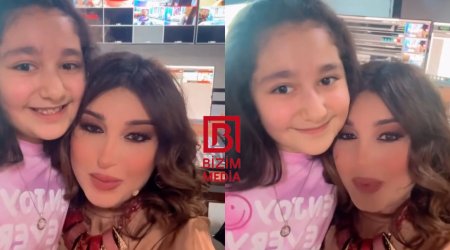 Dilarə Əliyeva “Toppuş bacı”nın qızı ilə - VİDEO