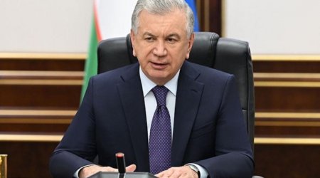 Şavkat Mirziyoyev Azərbaycan Prezidentini təbrik etdi