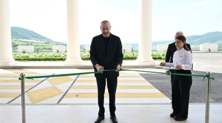 İlham Əliyev “Laçın” İstirahət Kompleksinin açılışında – FOTO/VİDEO