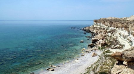 Xəzər dənizinin şimalında yeni ada yaranıb