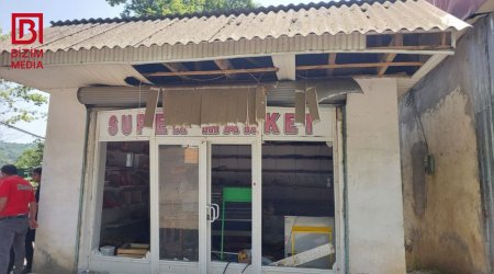 Lənkəranda mağazada PARTLAYIŞ – Xəsarət alan var - FOTO