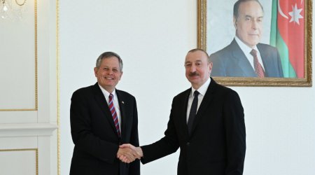 İlham Əliyev ABŞ senatorunu QƏBUL ETDİ - FOTO/VİDEO
