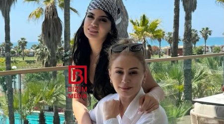 Roza Zərgərli qızı Bənövşəylə - FOTO