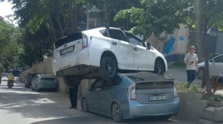 "Prius"ların iştirakı ilə qəribə QƏZA