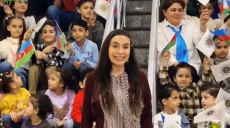 Leyla Əliyevadan uşaqlarla bağlı paylaşım - VİDEO