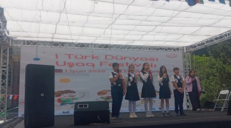 Bakıda I Türk Dünyası Uşaq Festivalı keçirilir - FOTO