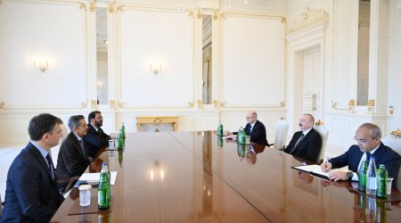 İlham Əliyev Səudiyyə Ərəbistanının “ACWA Power” şirkətinin təsisçisini qəbul edib - FOTO/VİDEO