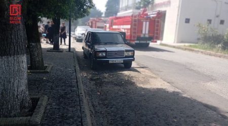 Astarada məktəbin yaxınlığında YANĞIN: Ərazidə olan insanlar təxliyə edildi - FOTO