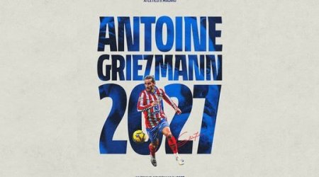 “Atletiko” Qrizmanla müqaviləni UZATDI