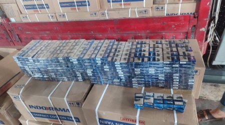 Ötən ay sərhəddə 3,7 milyon qaçaqmal tutulub