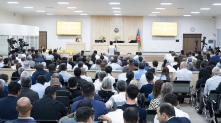 Vardanyanın məhkəməsində zərərçəkmiş şəxslər İFADƏ VERDİLƏR - FOTO