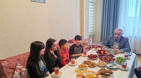 Qurban bayramı münasibətilə Qusarda şəhid ailələri və qazilərə bayram payları təqdim olundu - FOTO