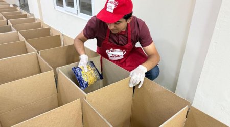 Leyla Əliyevanın təşəbbüsü ilə aztəminatlı ailələrə qurban payları çatdırılıb – FOTO