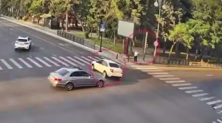 Bakıda baş verən dəhşətli qəzaların ANBAAN VİDEOSU