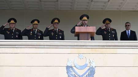 Cəmşid Naxçıvanski adına hərbi liseydə buraxılış mərasimi KEÇİRİLDİ - FOTO