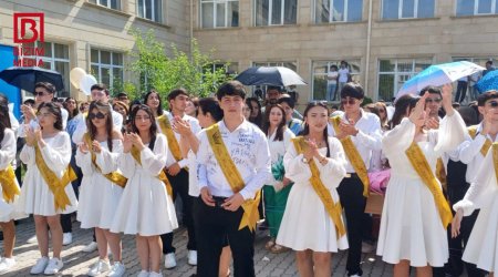 Gəncə-Daşkəsən bölgəsində 6 284 şagird üçün "Son zəng" çalındı - FOTO