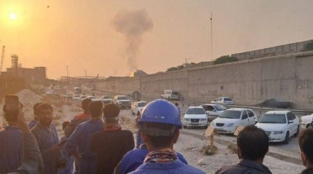 İsrail İranda neft emalı zavodunu VURDU - FOTO/VİDEO