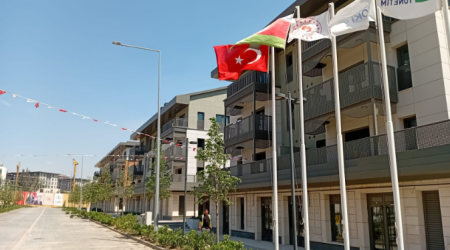Kahramanmaraşda Azərbaycan məhəlləsinin icrası 80 faiz başa çatıb - FOTO