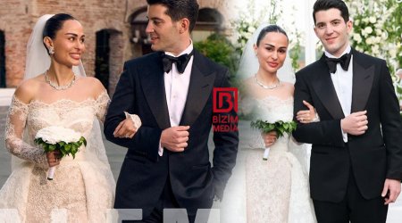 Türkiyəli iş adamının oğlu ilə azərbaycanlı nişanlısının TOYU OLDU – FOTO/VİDEO