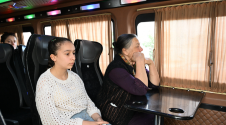 Kəngərli kəndinə növbəti köç karvanı yola salındı - FOTO