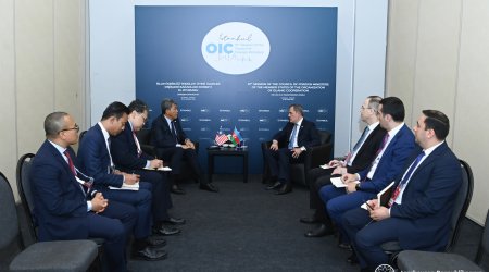 Ceyhun Bayramov malayziyalı həmkarı ilə İsrail-İran qarşıdurmasını müzakirə etdi - FOTO