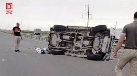 Cəlilabadda ağır qəza: 2 yaralı var - FOTO
