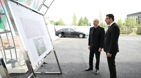 İlham Əliyev Yevlax Olimpiya İdman Kompleksində - FOTO