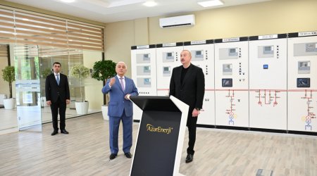 Prezident “Yevlax” yarımstansiyasının AÇILIŞINDA - FOTO