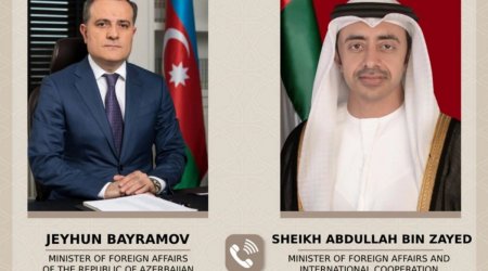 Ceyhun Bayramov BƏƏ XİN başçısı ilə regional təhlükəsizliyi MÜZAKİRƏ ETDİ