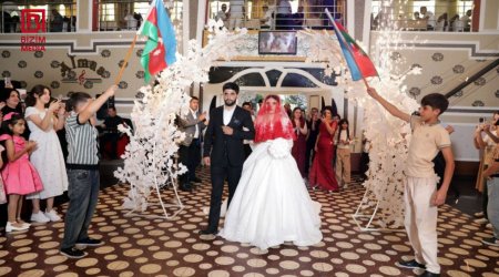 Xaçmazda şəhidin qardaşının TOYU oldu – FOTO