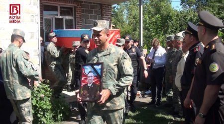 Qəzada dünyasını dəyişən hərbi qulluqçumuz dəfn olundu – FOTO