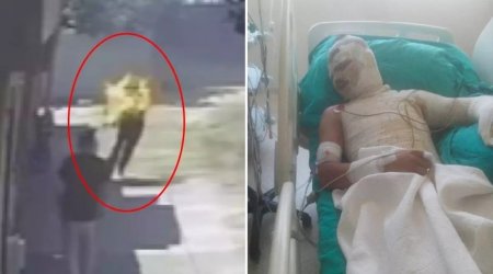Mirasa görə qardaşı oğlunu diri-diri yandırdı - ŞOK GÖRÜNTÜLƏR