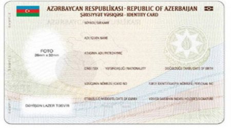 Azərbaycanda şəxsiyyət vəsiqəsində DƏYİŞİKLİK OLACAQ