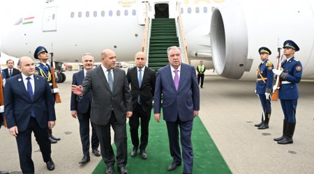 Tacikistan Prezidenti Azərbaycana GƏLDİ