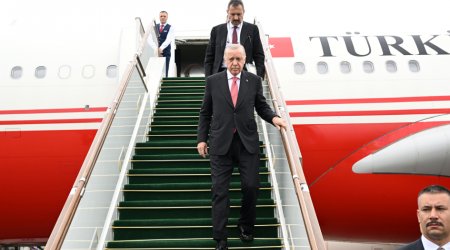 Ərdoğan Azərbaycana GƏLDİ - FOTO
