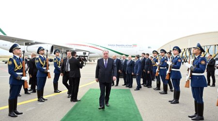 Emoməli Rəhmonun Azərbaycana səfəri başa çatdı - FOTO