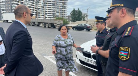 Yol polisi bu küçədə monitorinq-təhlillər apardı, tədbirlər görüləcək - FOTO