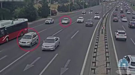 Nasaz avtomobil Bakıda qəzaya səbəb oldu – VİDEO