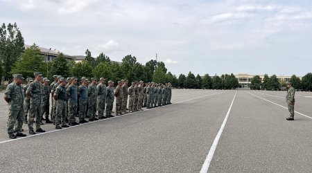 Hərbi qulluqçular arasında səmti müəyyənetmə yarışı KEÇİRİLDİ - FOTO