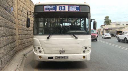 83 nömrəli avtobusların fəaliyyətindən narazılıq var - VİDEO