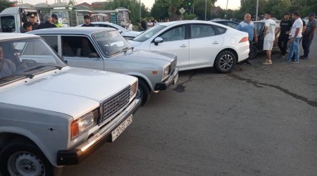 Gəncədə zəncirvari qəza: Xəsarət alanlar var - FOTO